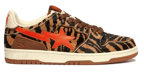 A Bathing Ape Bape SK8 StaYear of the Tiger Narrow Fit Easy Grip
