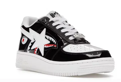 Grip Enhancement Athletic Look A Bathing Ape Bape Sta Low Color Block Shark Black