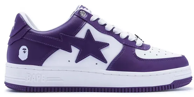 A Bathing Ape Bape Sta White Purple (2022) All-weather breathability