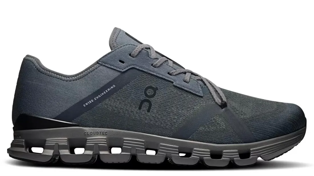 On Running Cloud X 4 AD Stone Black Sleek Silhouette Multi Density Foam Layering