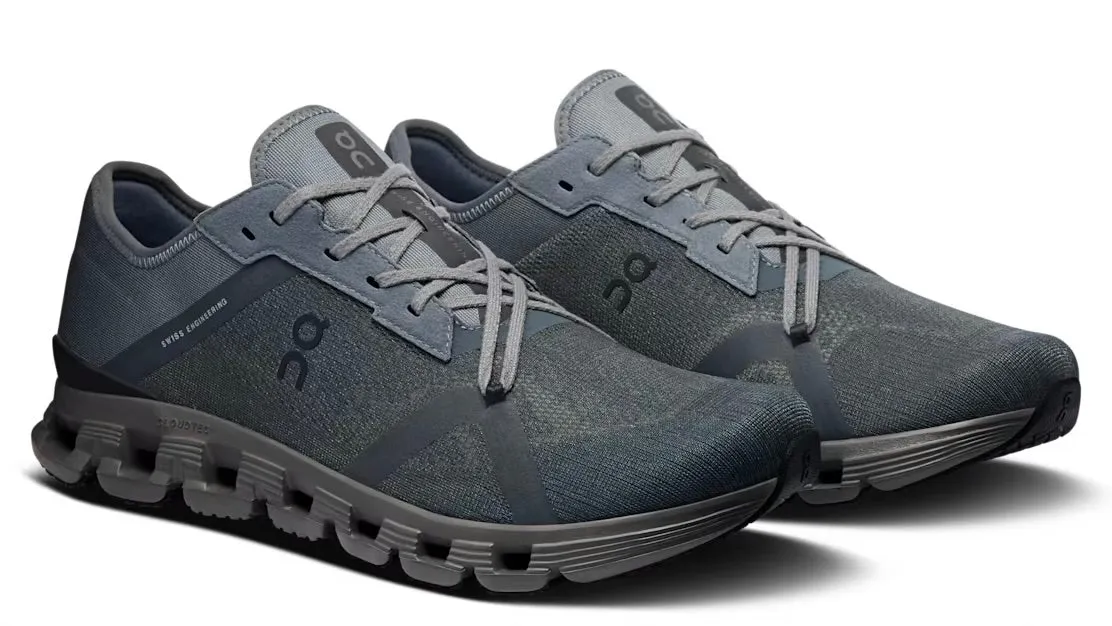 Zip Up Design On Running Cloud X 4 AD Stone Black