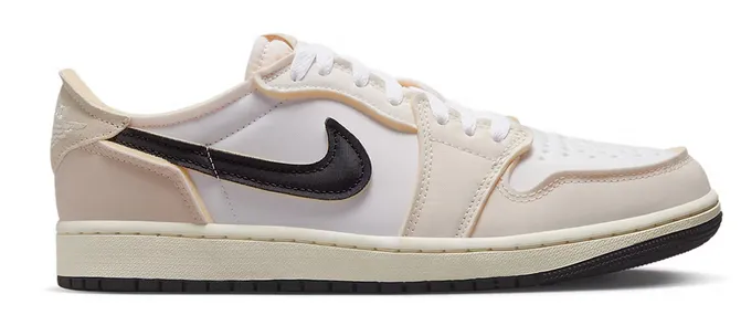 Jordan 1 Retro Low OG EX Coconut Milk Anti Slip Groove Pattern SoftSole