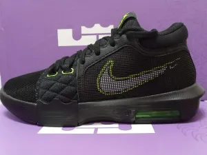 Shear Resistance Foam Lockdown Heel Cup Nike LeBron Witness 8 'Black Volt'