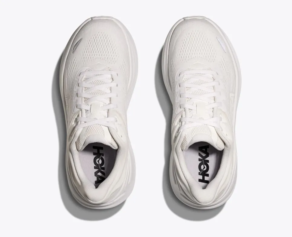 Stone Path Natural Fit HOKA ONE ONE M BONDI 9-WHITE/WHITE