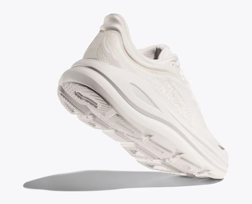 Men Mode Simple Build HOKA ONE ONE M BONDI 9-WHITE/WHITE