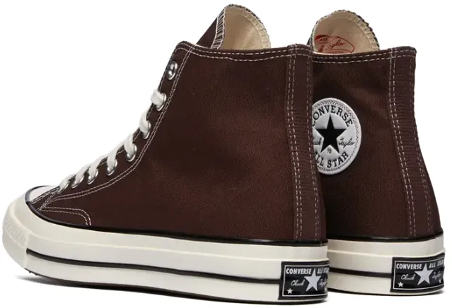 Converse Chuck Taylor All Star 1970s Hi Top Dark Root/Egret/Black SlipOn Step Easy