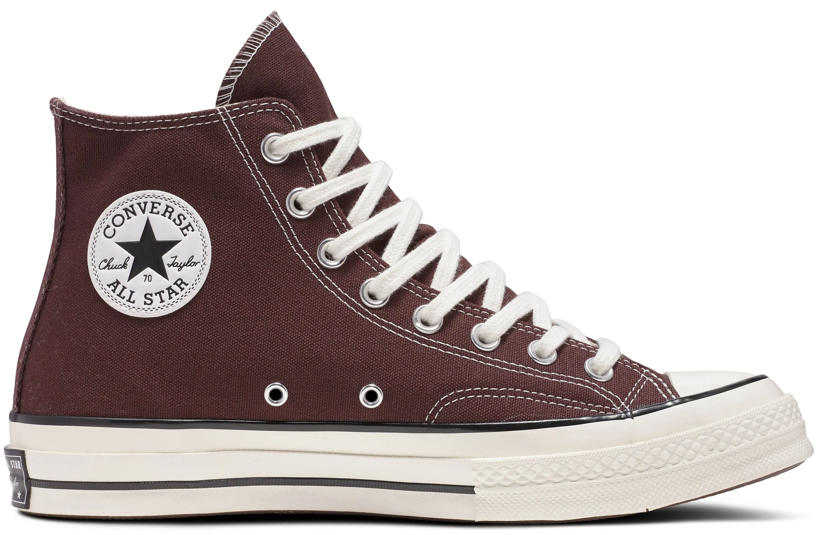 Comfort Fit Converse Chuck Taylor All Star 1970s Hi Top Dark Root/Egret/Black