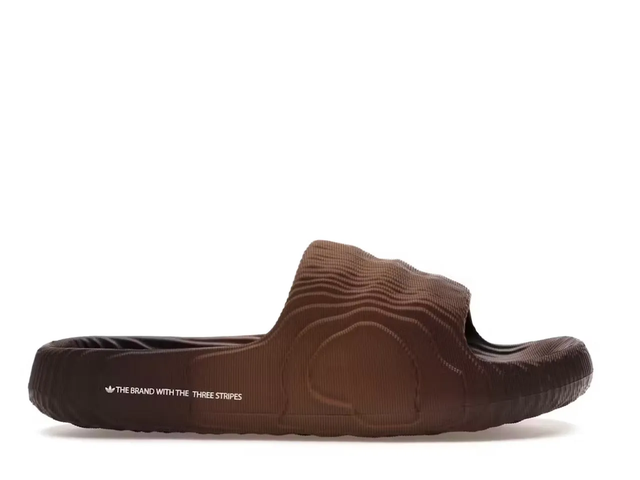 Reinforced Heel Guard adidas Adilette 22 Slides Brown