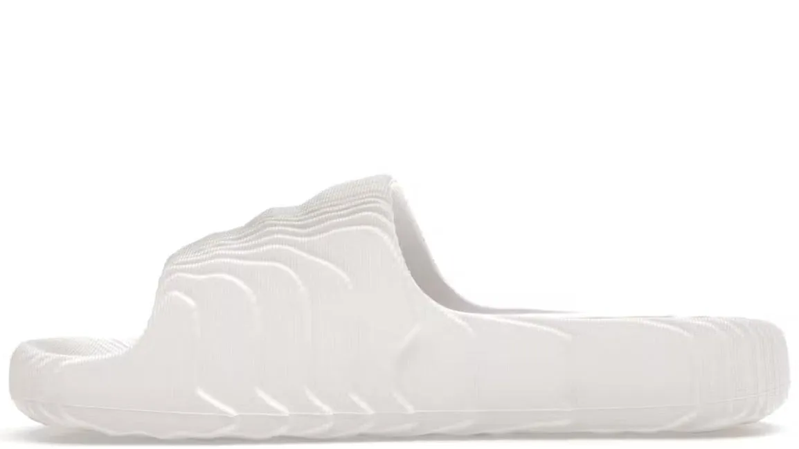 adidas Adilette 22 Slides Crystal White Effortless Walk