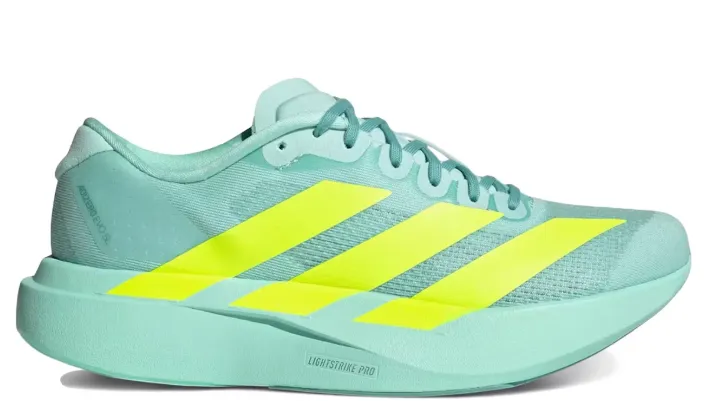 Quick Lace Toggle adidas Adizero Evo SL Semi Flash Aqua Lucid Lemon (Women's)
