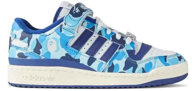 adidas Forum 84 Low Bape 30th Anniversary Blue Camo Rollbar Stability Controls
