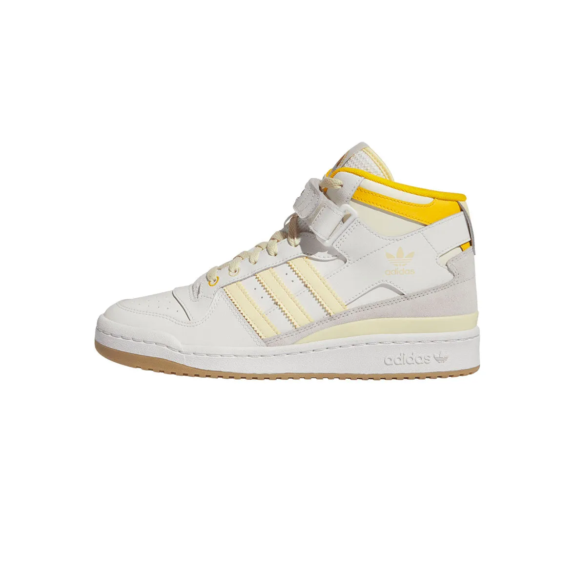 Leaf Walk Clear Step adidas Forum Mid Cloud White