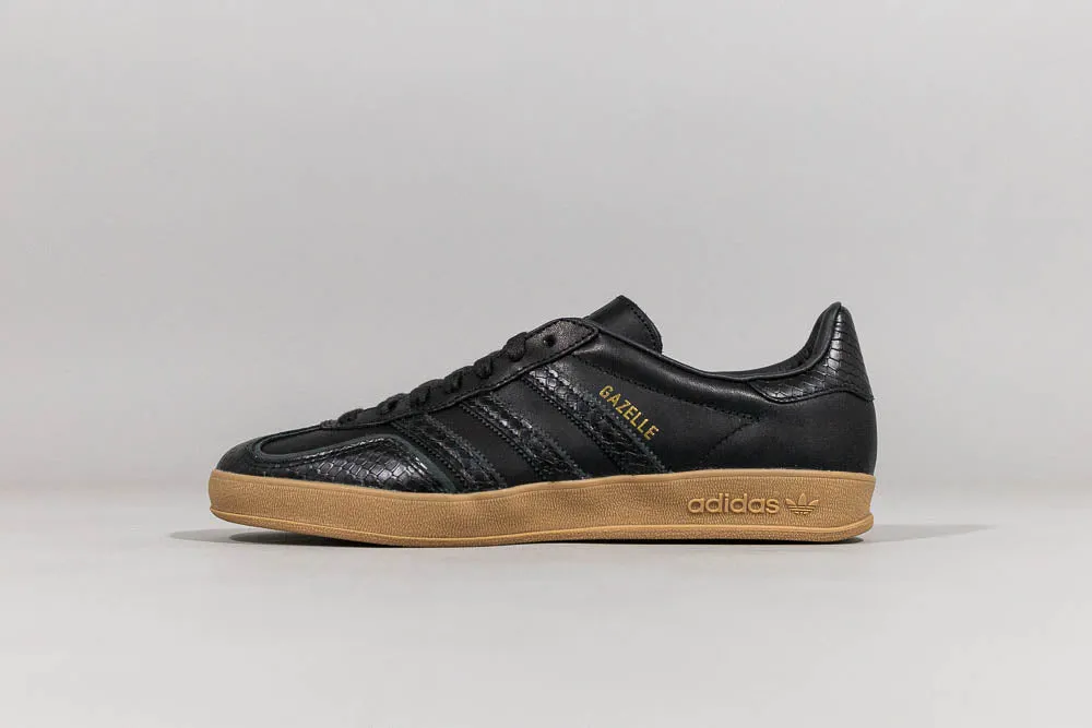 adidas Gazelle Indoor Snakeskin Core Black Soft Step-Up
