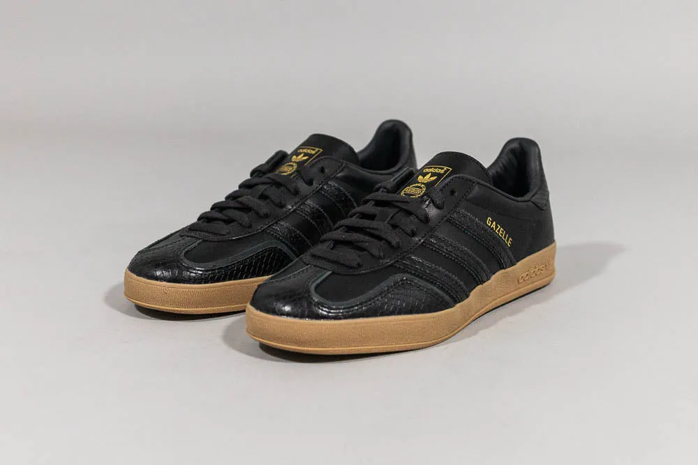 adidas Gazelle Indoor Snakeskin Core Black Soft Step-Up
