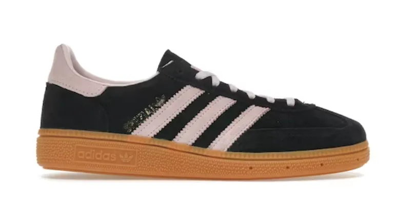 Breathable mesh upper All Day Support Adidas Handball Spezial Core Black Clear Pink Gum (Women's)
