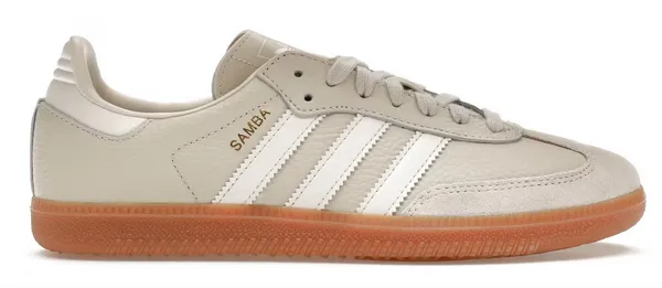 adidas Samba OG Aluminum Gum (Women's) Padded Tongue Construction