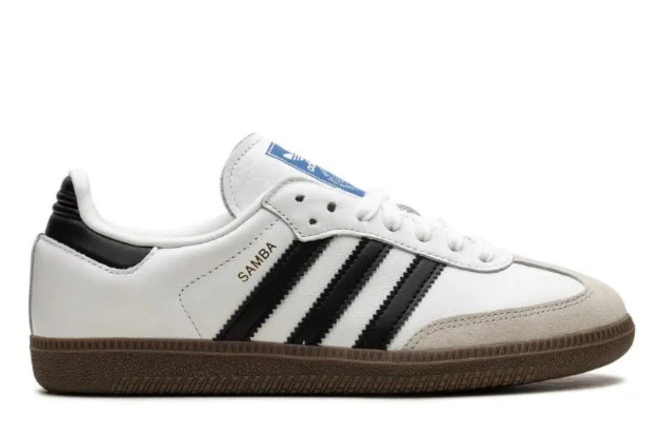 adidas Samba OG Cloud White Core Black Seamless Uppers