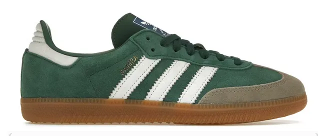 Low Drop Profile adidas Samba OG Collegiate Green Gum Grey Toe