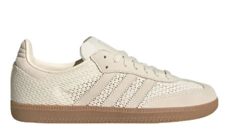 Adaptive Response Platform Low Cut Design Adidas Samba OG "Cream White/Wonder White/Gum"