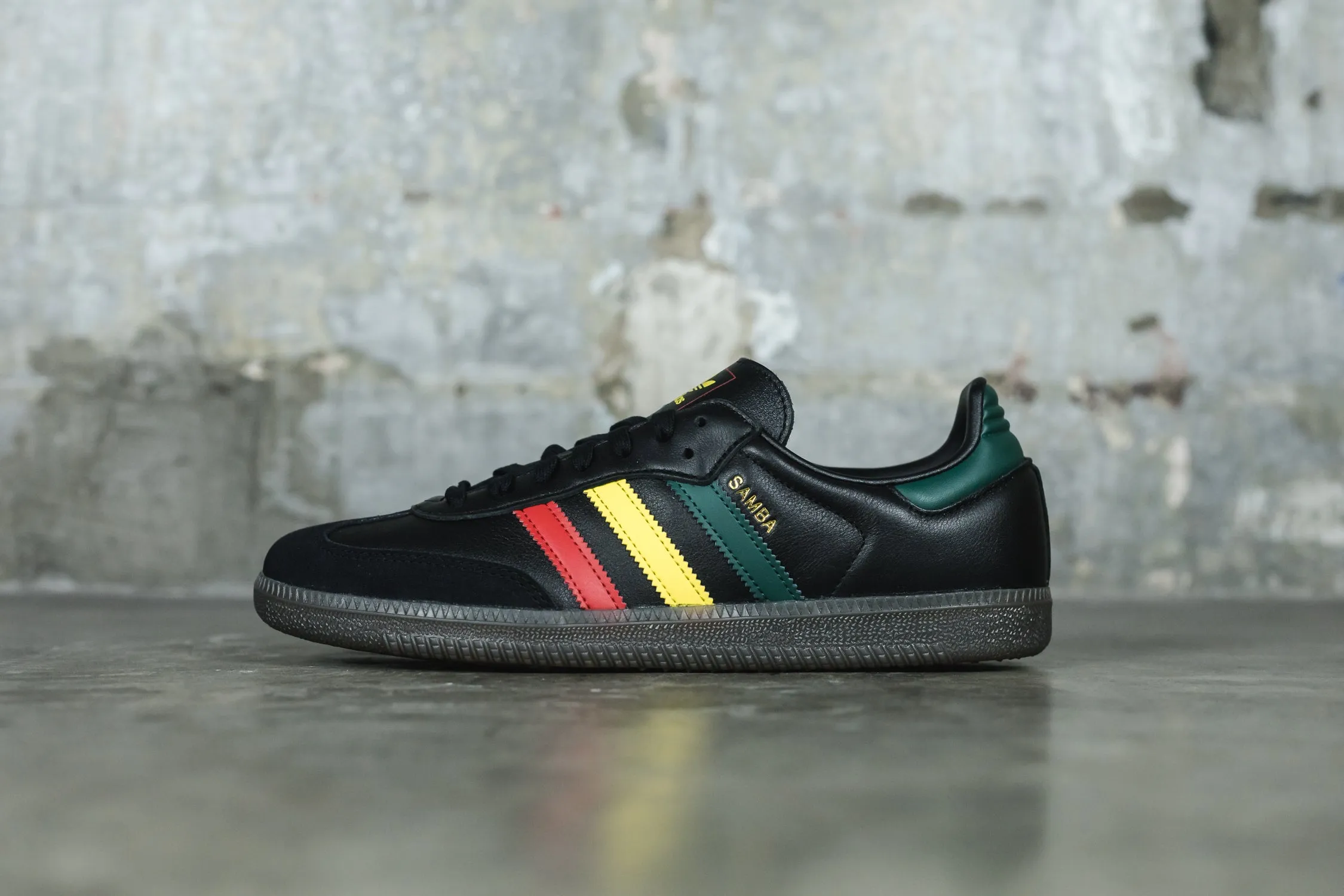 adidas Samba OG Reggae Pack Navy Deep