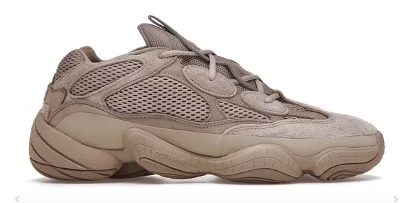 Compression Molded Lightness Athletic Footwear adidas Yeezy 500 Taupe Light
