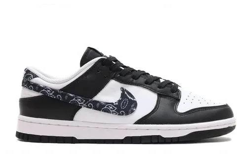 Enhanced Cushioning City Motion Nike Dunk Low Essential Paisley Pack Black (W)