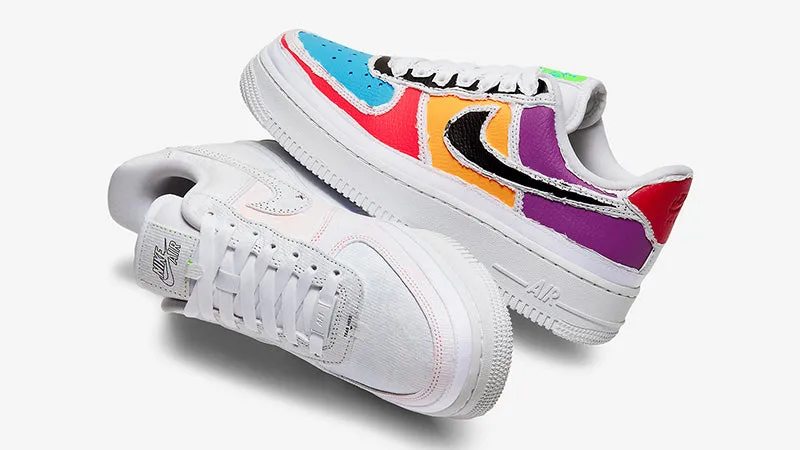 Multi-functional materials Noise   Reducing Nike Air Force 1 LX Tear Away White (w)