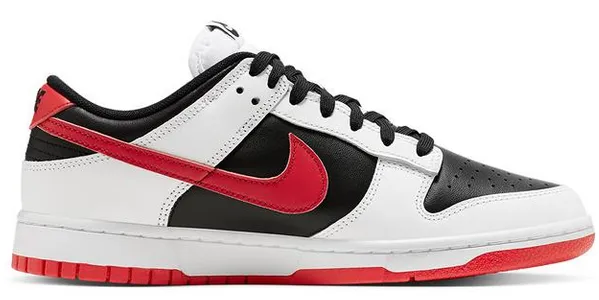 Nike Dunk Low White Black Red Cool Vibes
