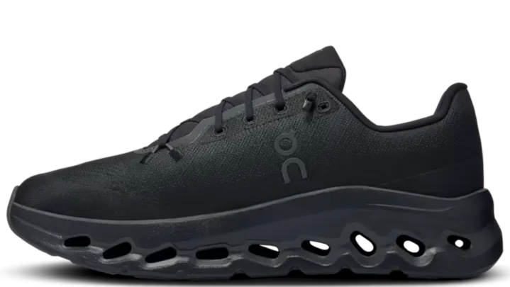 Recycled Rubber Base Supportive Traction On Running Cloudtilt Black Eclipse (M)