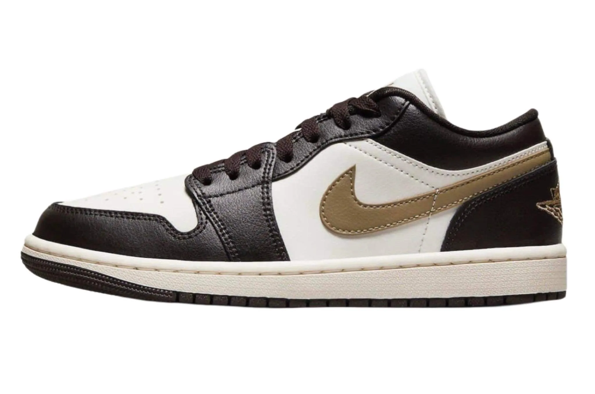 Air Jordan 1 Low Shadow Brown (W) Calm Tones Hydrophobic Materials