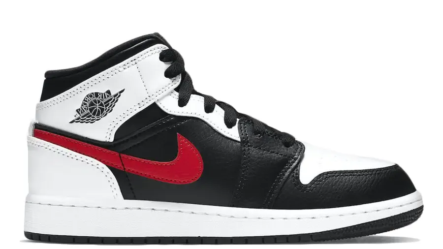 Air Jordan 1 Mid Chile Red (GS) Wide base stability Neutral Stability