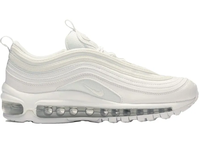 Air Max 97 White Metallic Silver (GS) Recycled Polyester Blend