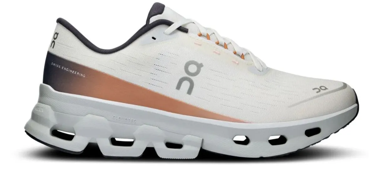 Cushioned Midsole Geometry On Cloudspark Ivory Glacier (W)