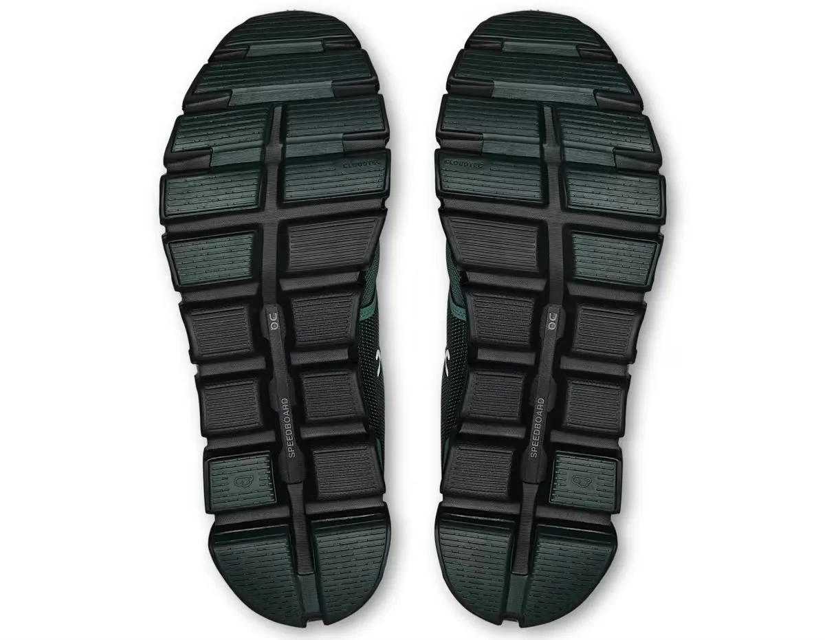 On Running Cloud 6 Evergreen Black (M) comfortable socks