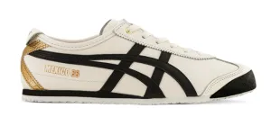 Onitsuka Tiger Mexico 66 Cream Black Gold Lightweight Cushioned Sole
