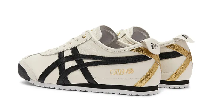 Onitsuka Tiger Mexico 66 Cream Black Gold Stability plate Urban Flex