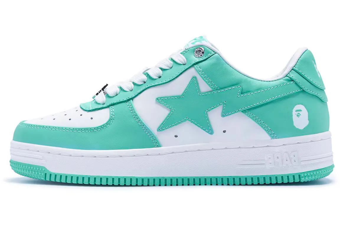 A Bathing Ape Bape Sta White Green (2022) Quick Outfits Eco Vibe