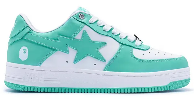 Fit Freedom Tread Pattern A Bathing Ape Bape Sta White Green (2022)