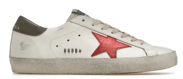All Around Wear Golden Goose Super-Star White Red Grey