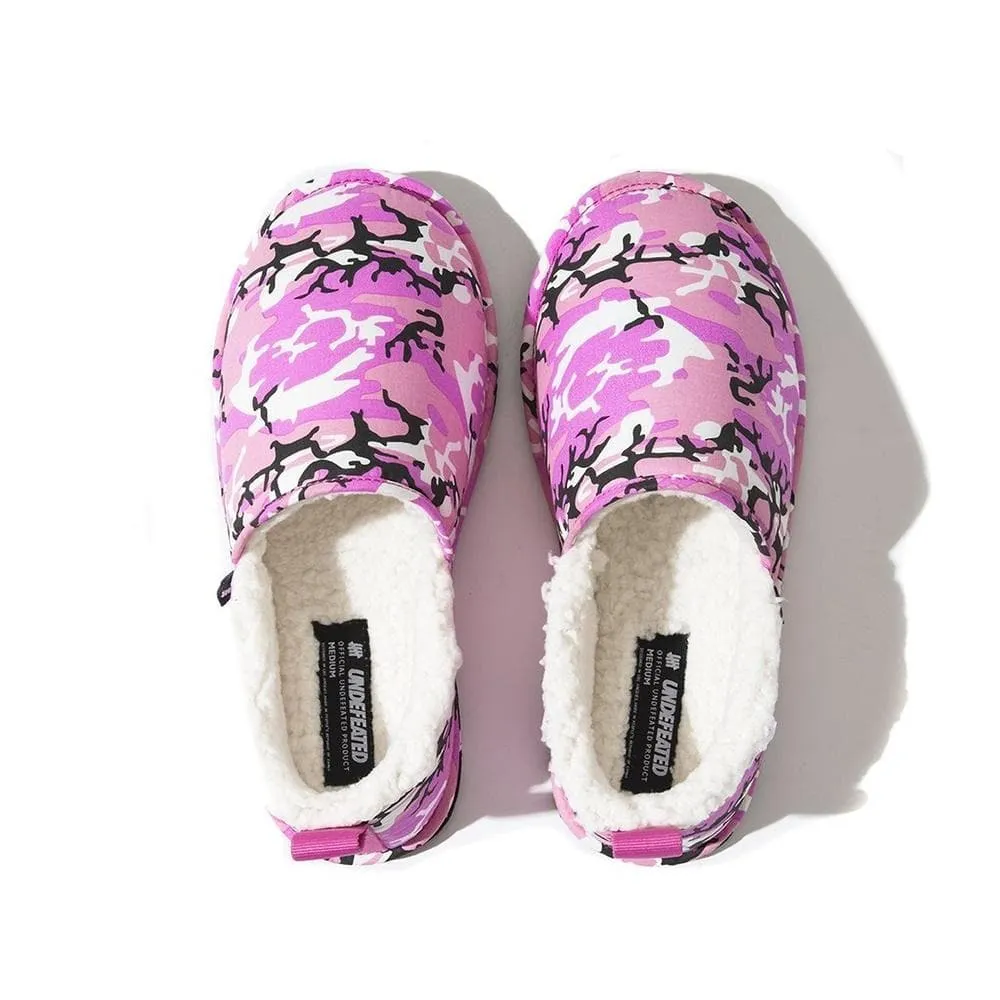 AntiSocialSocialClub ASC X UNF CAMO SLIPPAS -PINK Long Lasting