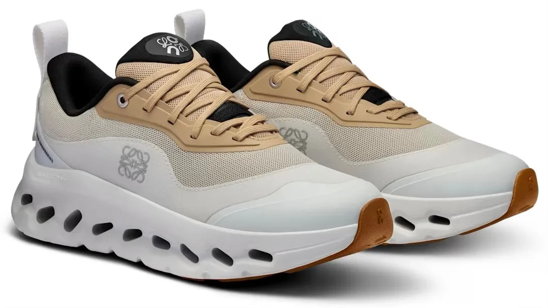 On Running Cloudtilt 2 LOEWE Tan White Friction Free Laces Rubber Composite