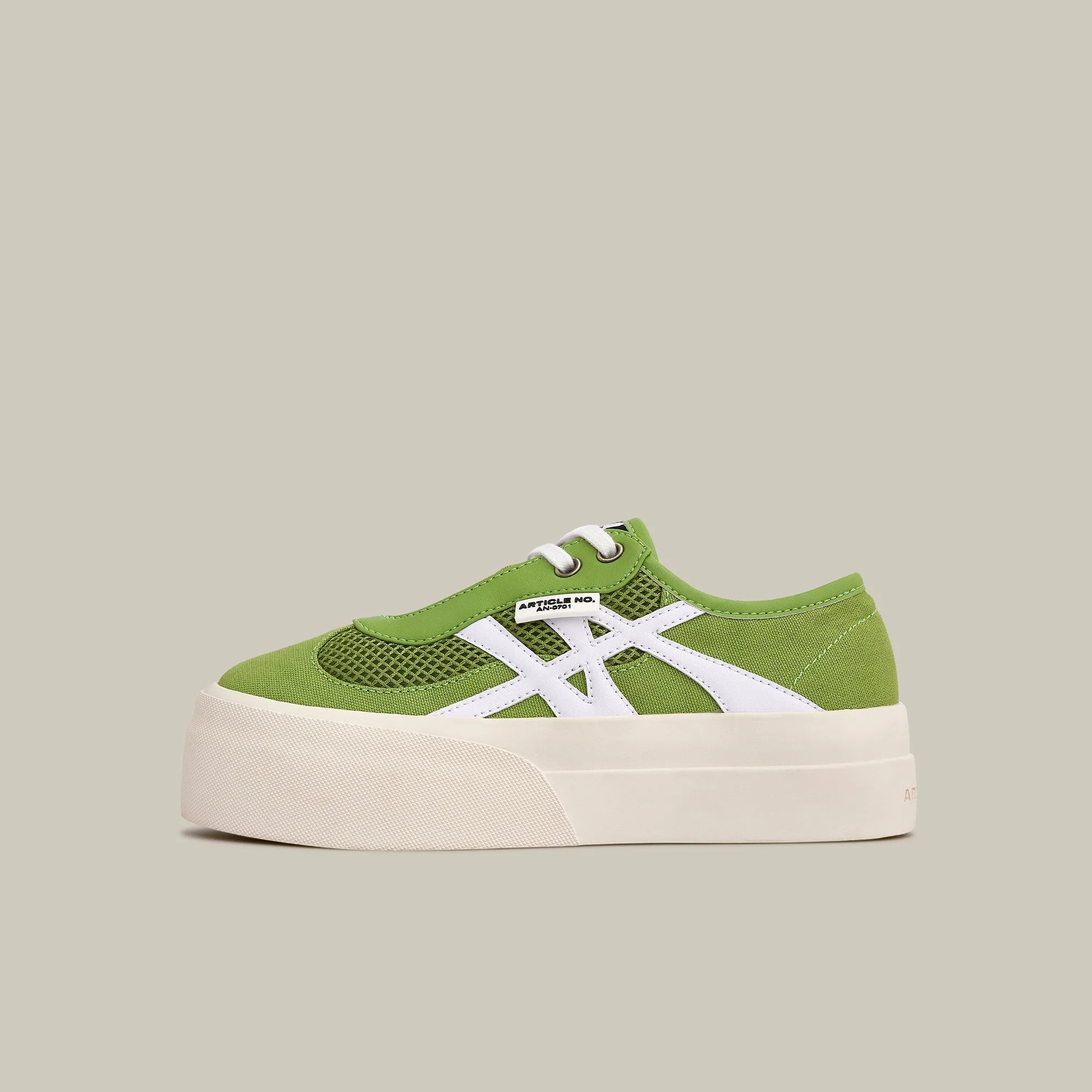 ARTICLE NO. DOWNTOWN LOGO LOW-TOP SNEAKERS-OLIVE Desert Hike Classic Trend