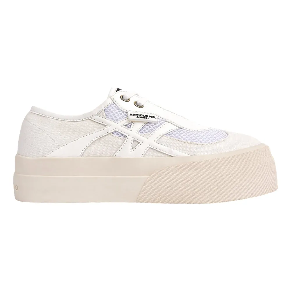 ARTICLE NO. DOWNTOWN LOGO LOW-TOP SNEAKERS-WHITE Child Pace Open Toe