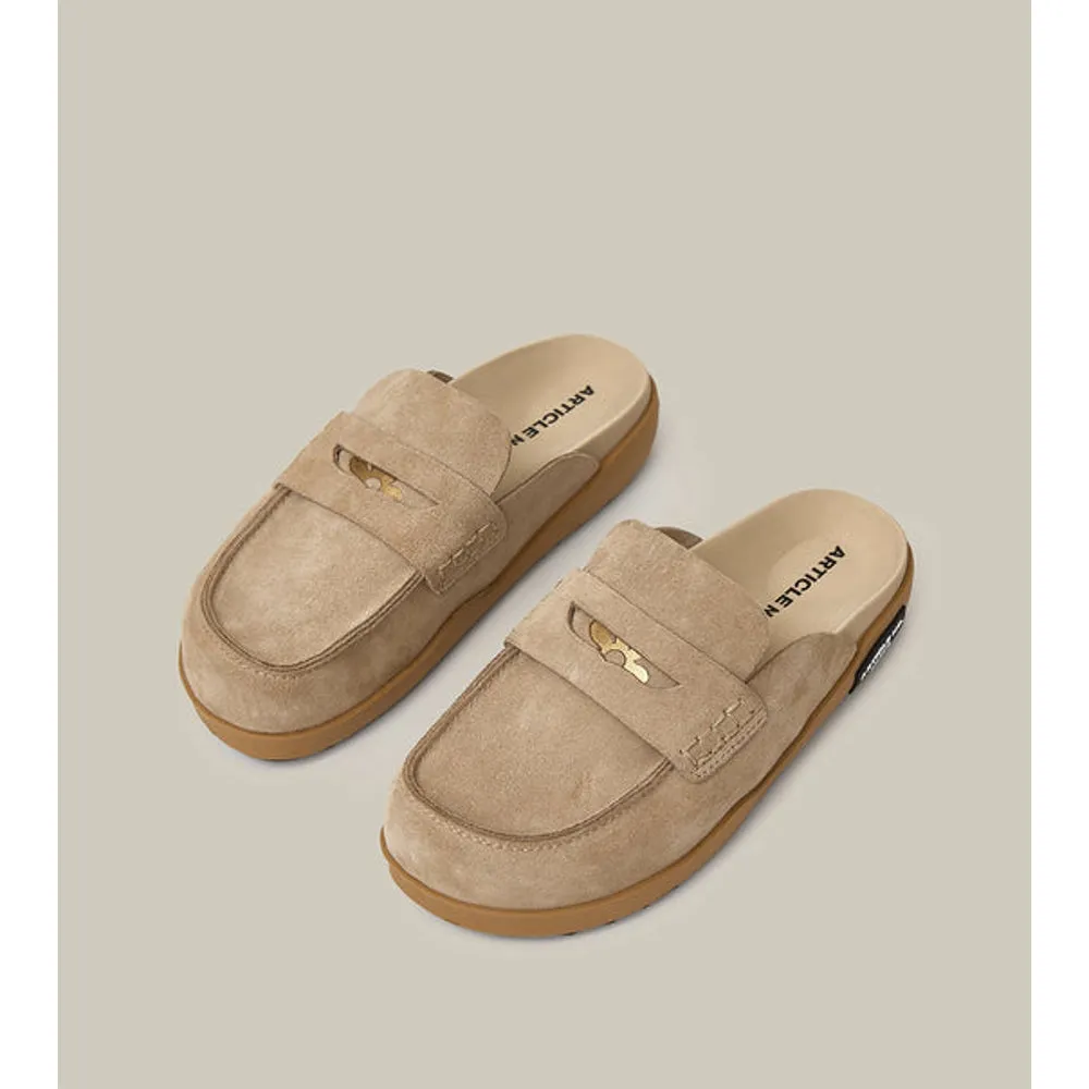 Comfort Padding Light Bounce ARTICLE NO. VAGABOND LEATHER KHAKI DRIFT CLOGS-BEIGE