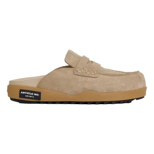 Fit Anytime ARTICLE NO. VAGABOND LEATHER KHAKI DRIFT CLOGS-BEIGE