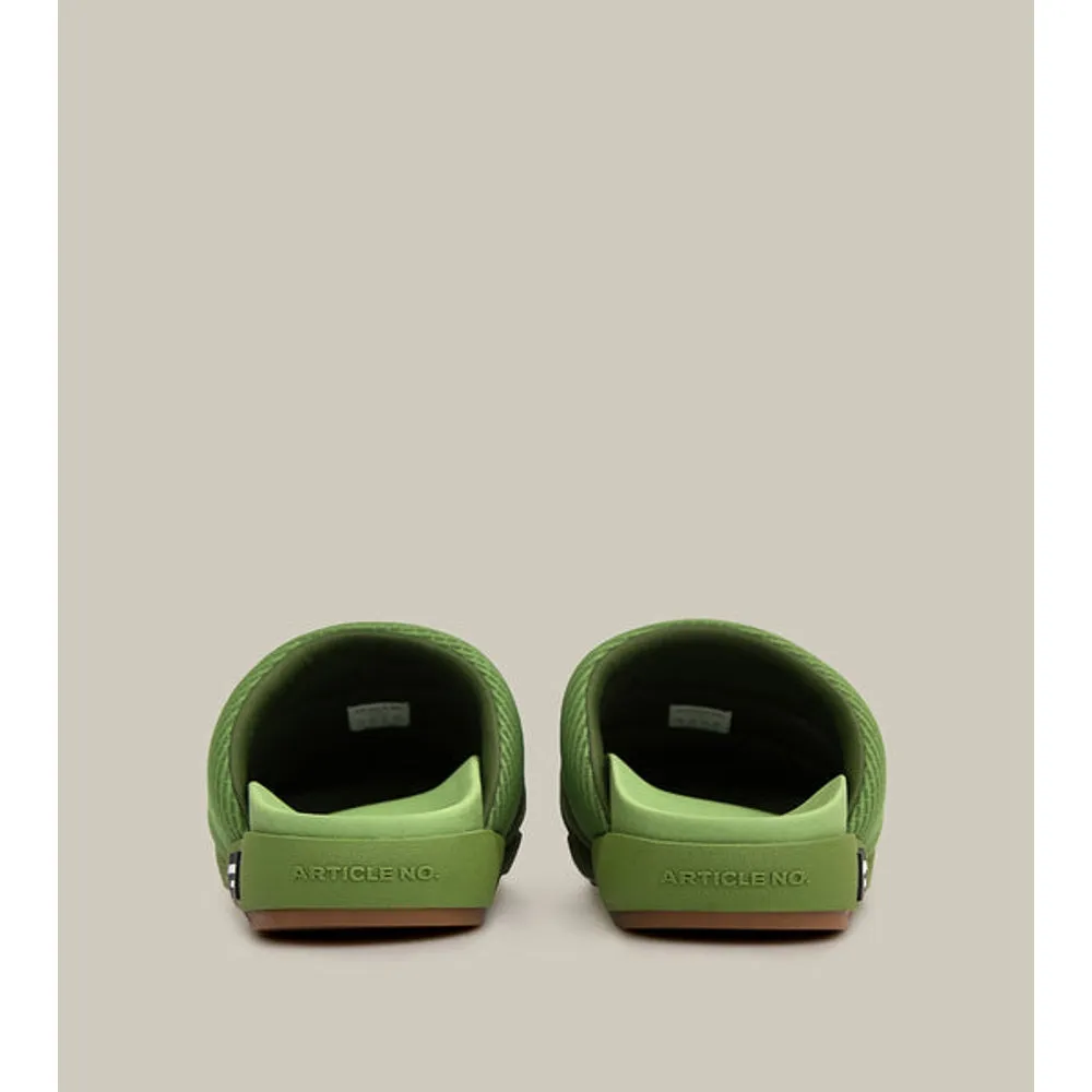 ARTICLE NO. VAGABOND PADDED CLOGS-GREEN PaddedCollar