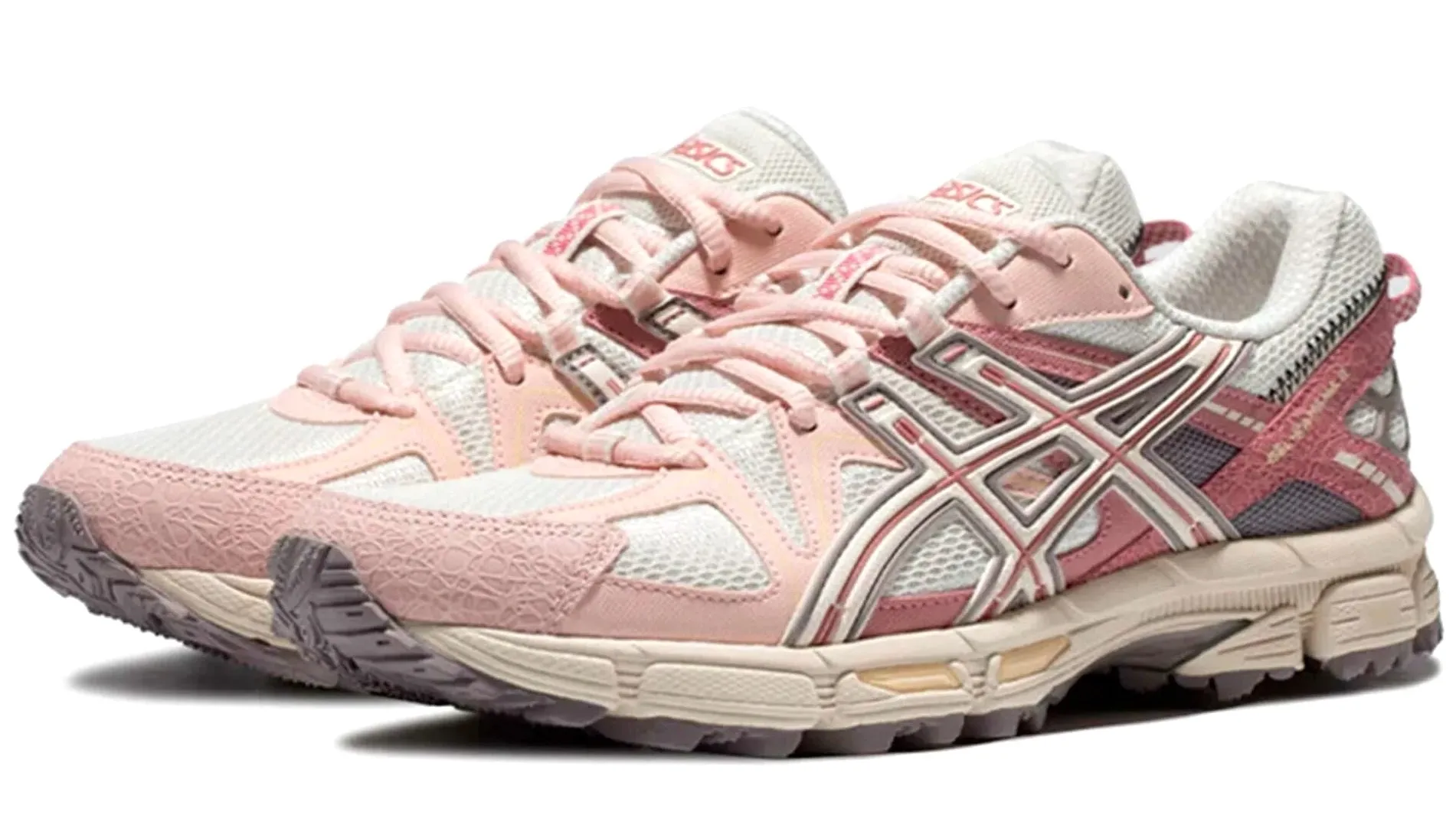 ASICS Gel-Kahana 8 White Pink (W) Street Friendly Urban