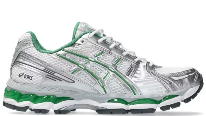 ASICS Gel-Kayano 12.1 White Pure Silver Green walking shoes