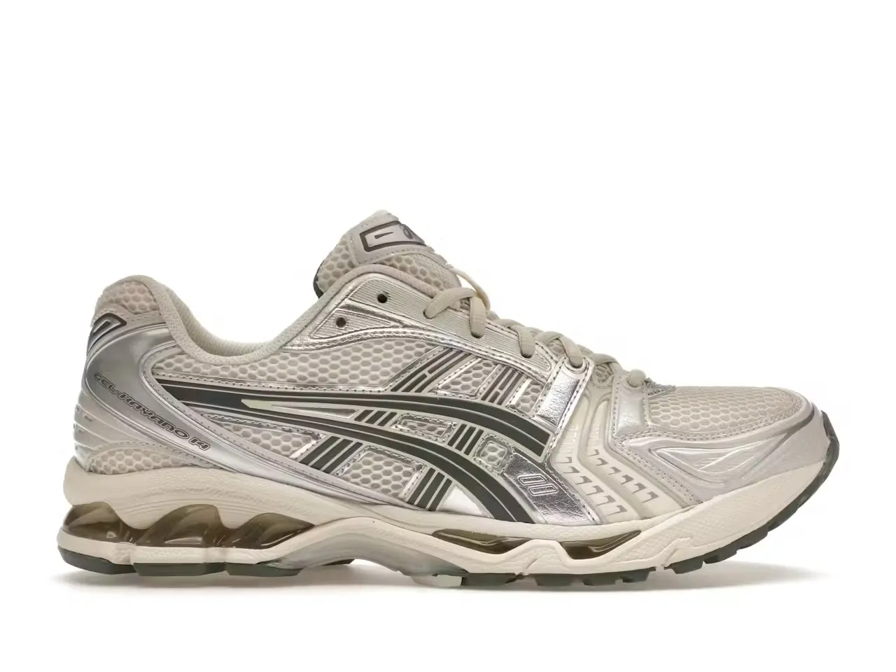 ASICS Gel-Kayano 14 Birch Dark Pewter removable insoles