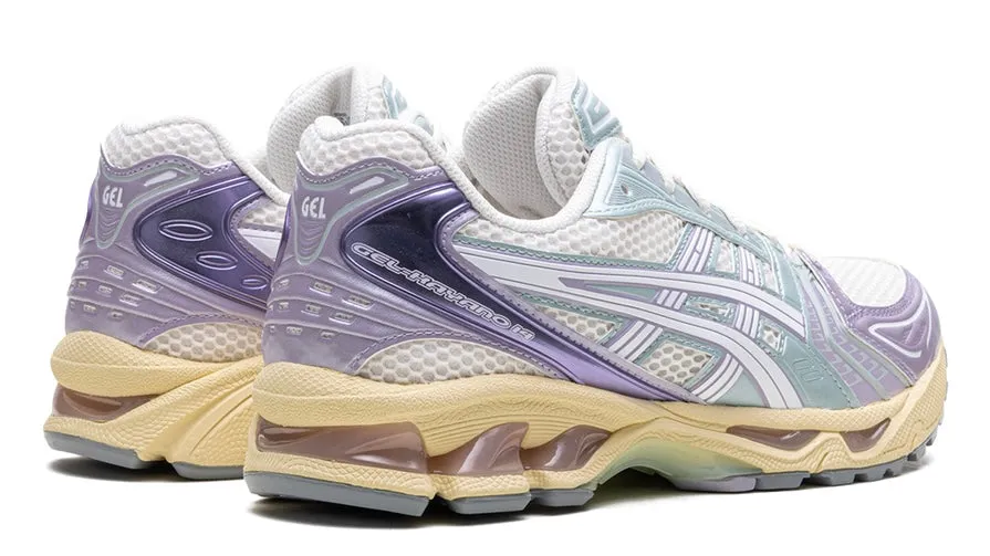 Slip Resistant Design Functional Flex ASICS Gel-Kayano 14 Cream Dusk Violet